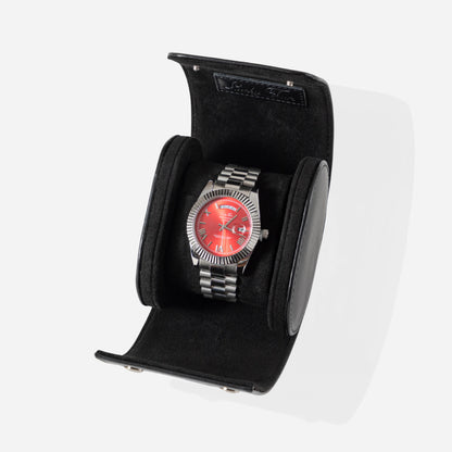 Premium Leather Watch Roll