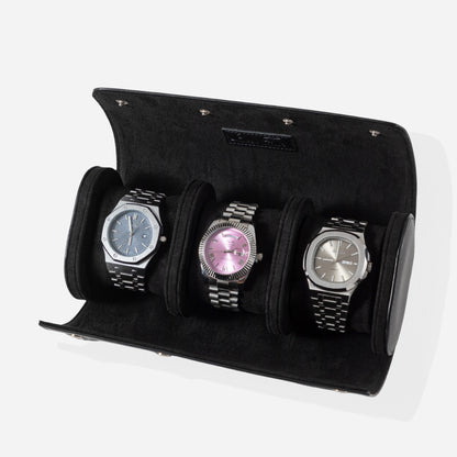 Premium Leather Watch Roll