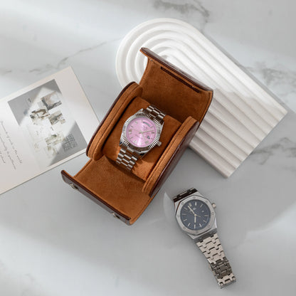 Premium Leather Watch Roll